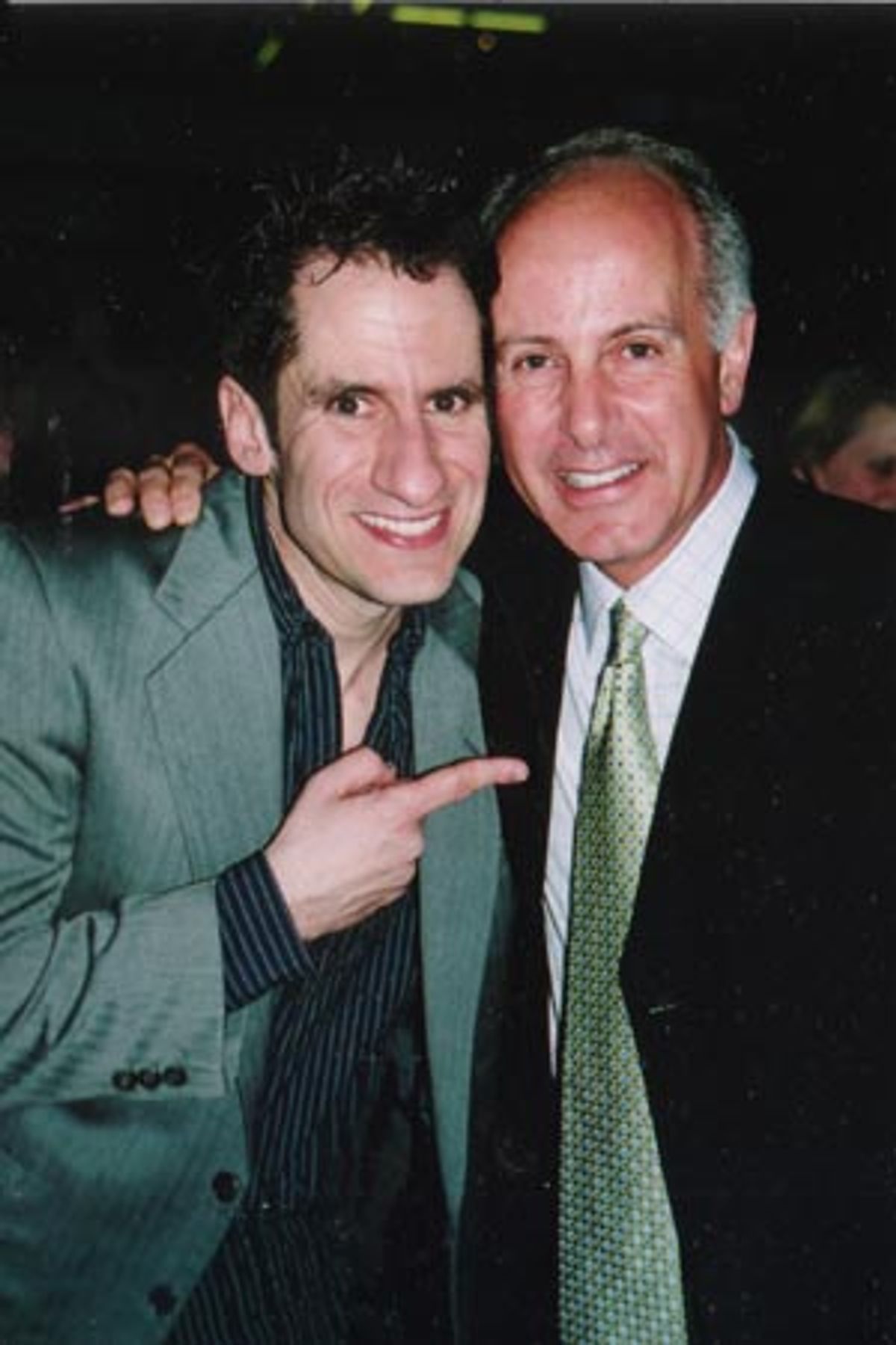 Seth Rudetsky (Broadway 101 Creator and Writer) and Joseph Benincasa (Actors' Fund Executive Director) at 