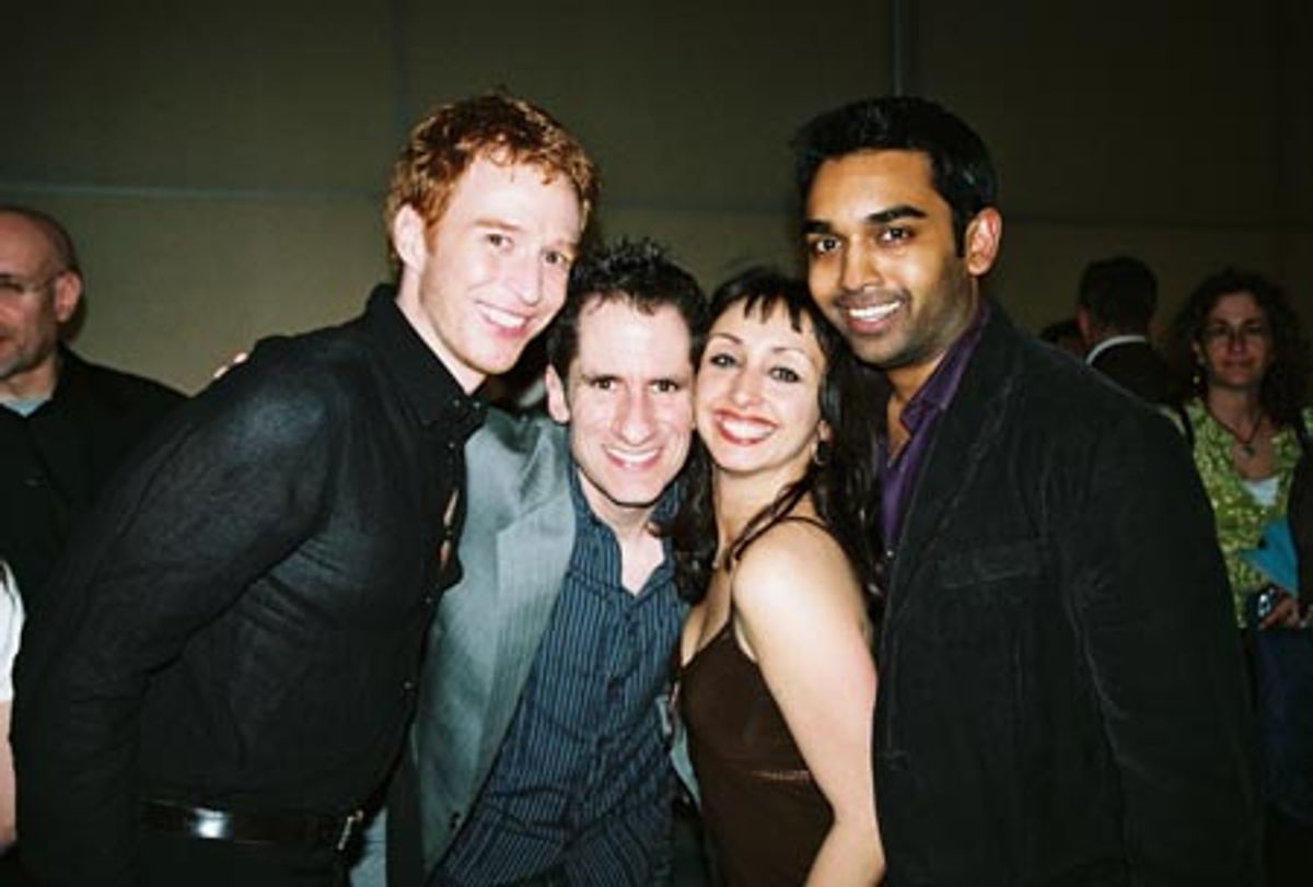 Paul Castree, Seth Rudetsky, Natascia Diaz and Devanand Janki at 