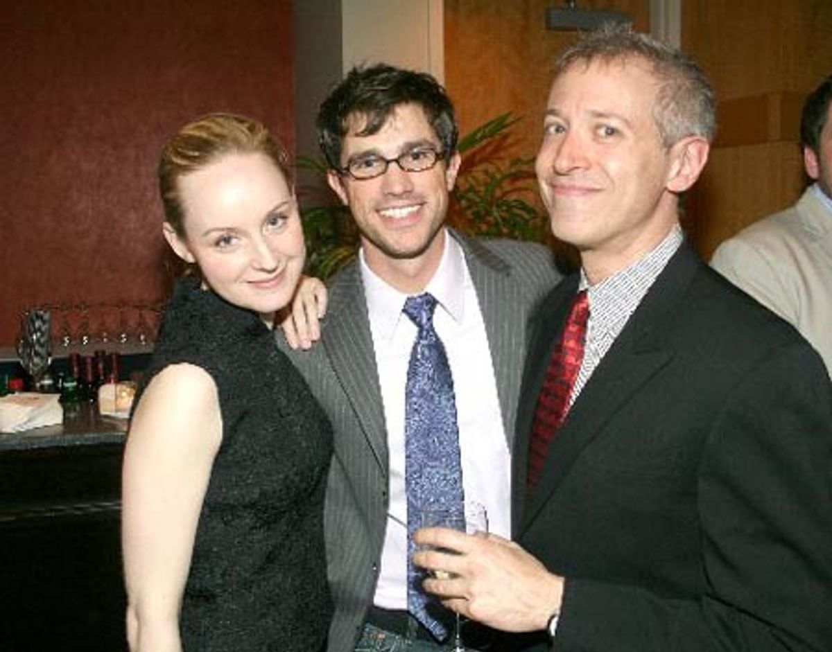 Erin Davie, Matt Cavenaugh and Scott Frankel at 