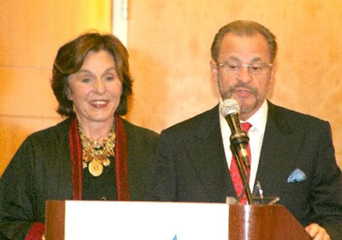 Fran Weissler and Barry Weissler at 