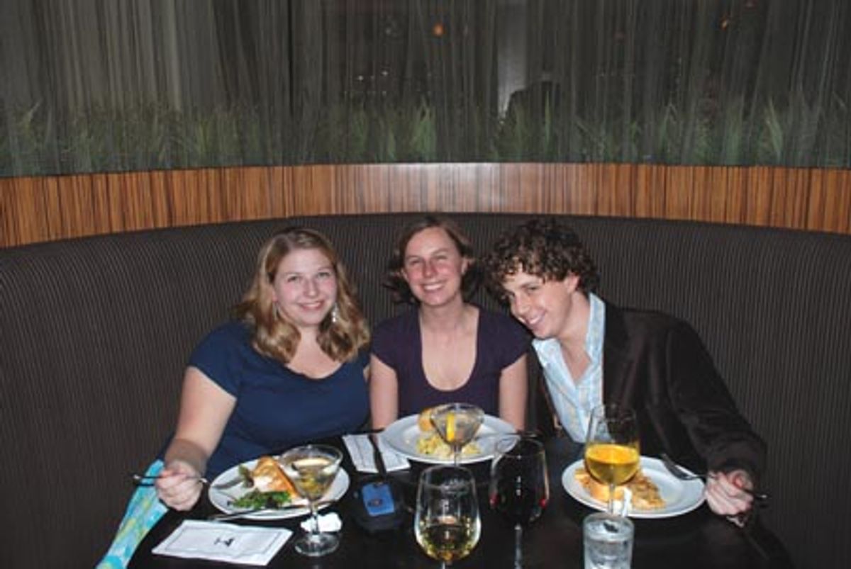 ASM Andrea Cibelli, Rebecca Fleming, Production Assistant Tyler Rhodes  at 