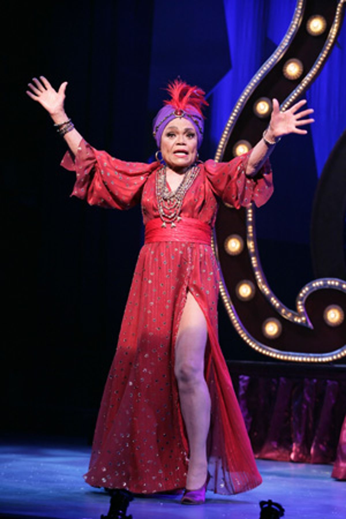 Eartha Kitt as the Fortune Teller at 
