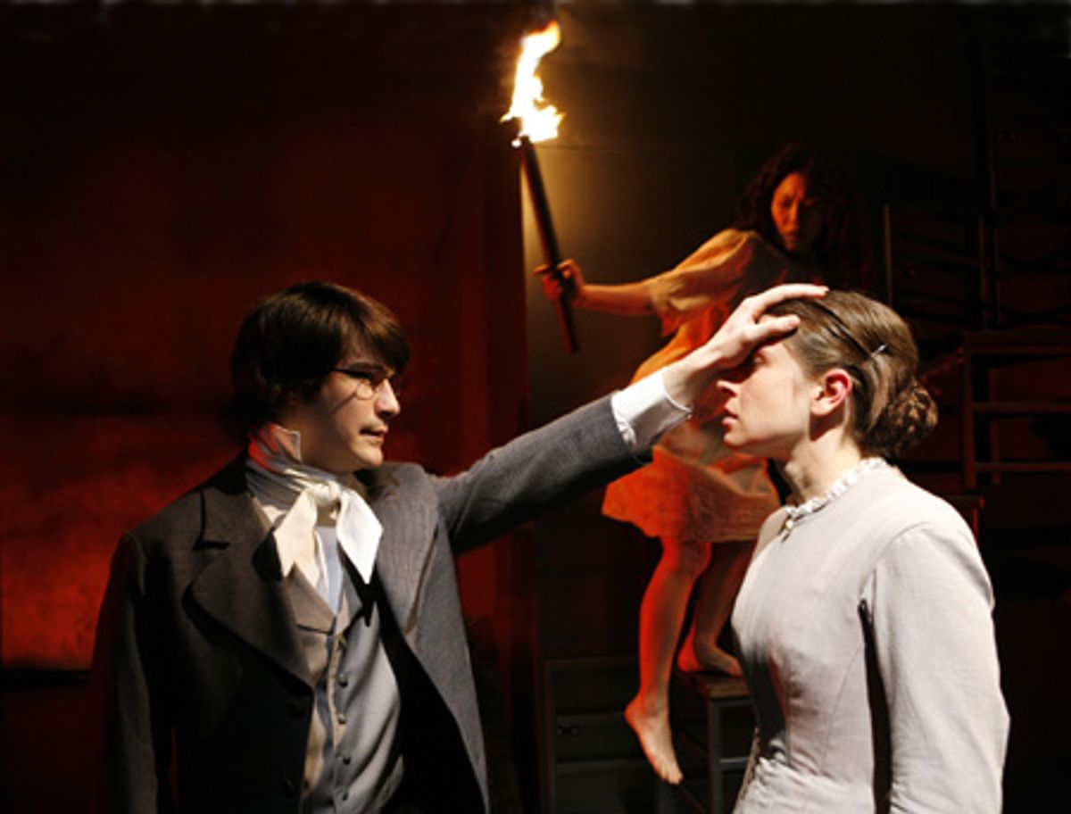 Matt Steiner and Hannah Cabell with Carie Kawa (background) at 