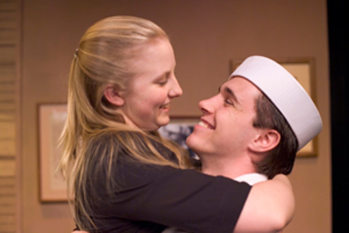 Megan Densmore and Kyle Tyler Buckland at 'Life' Mostly Beautiful