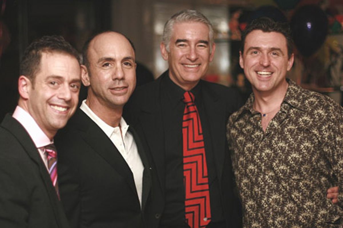 Bruce Robert Harris, Clif De Raita, Bruce Michael and Andy Sich at 