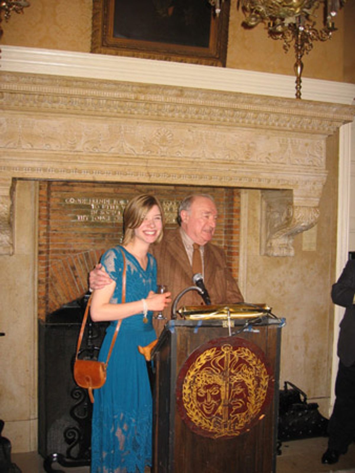 Tessa Ferrer (Grandaughter of Jose Ferrer) with Wynn Handman at 