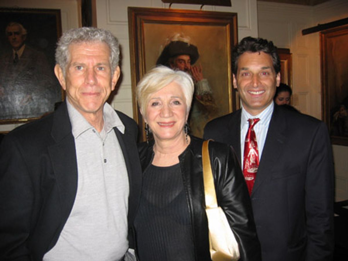 Tony Roberts, Olympia Dukakis and David Kener, Executive Director at 