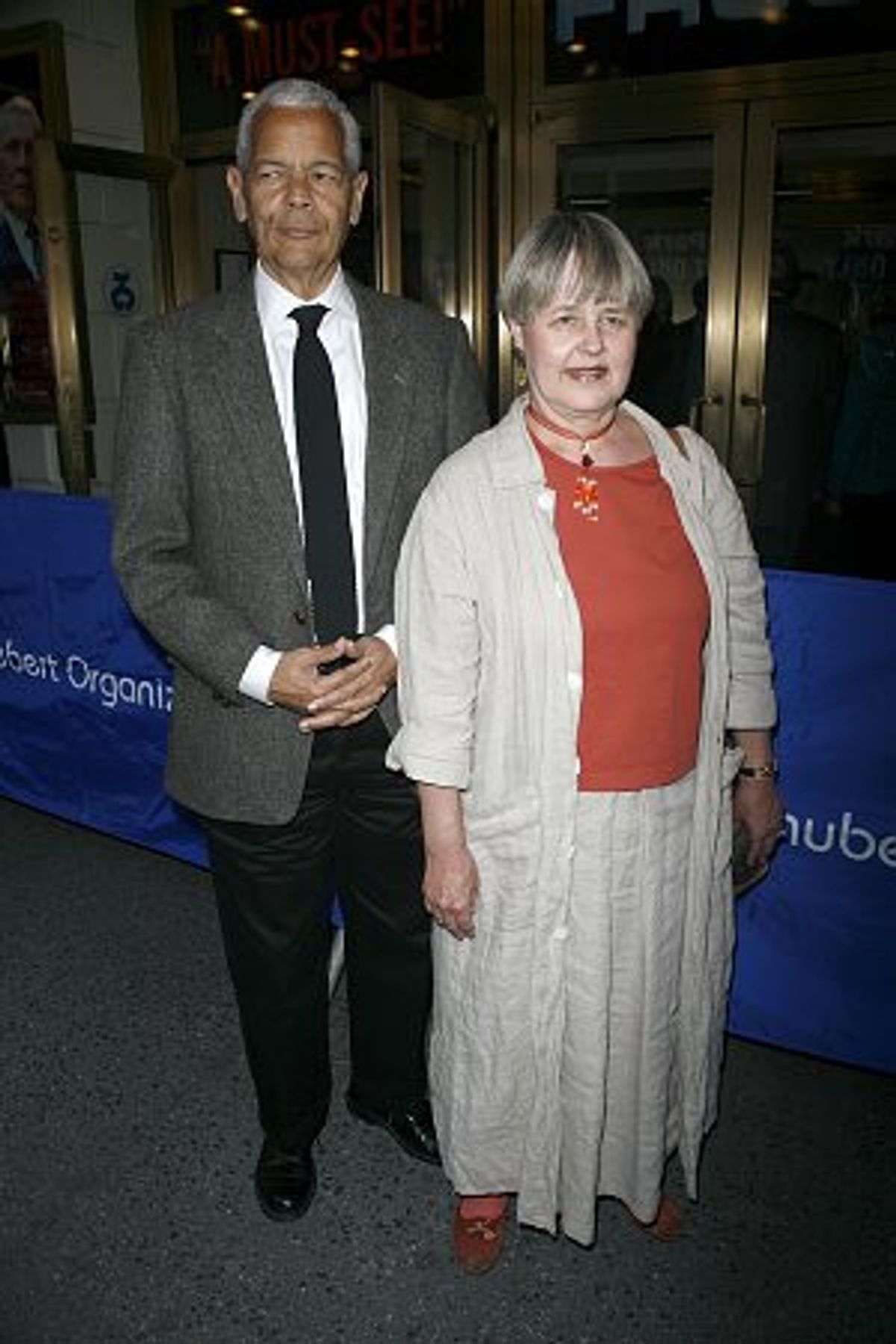 Julian Bond and wife at 