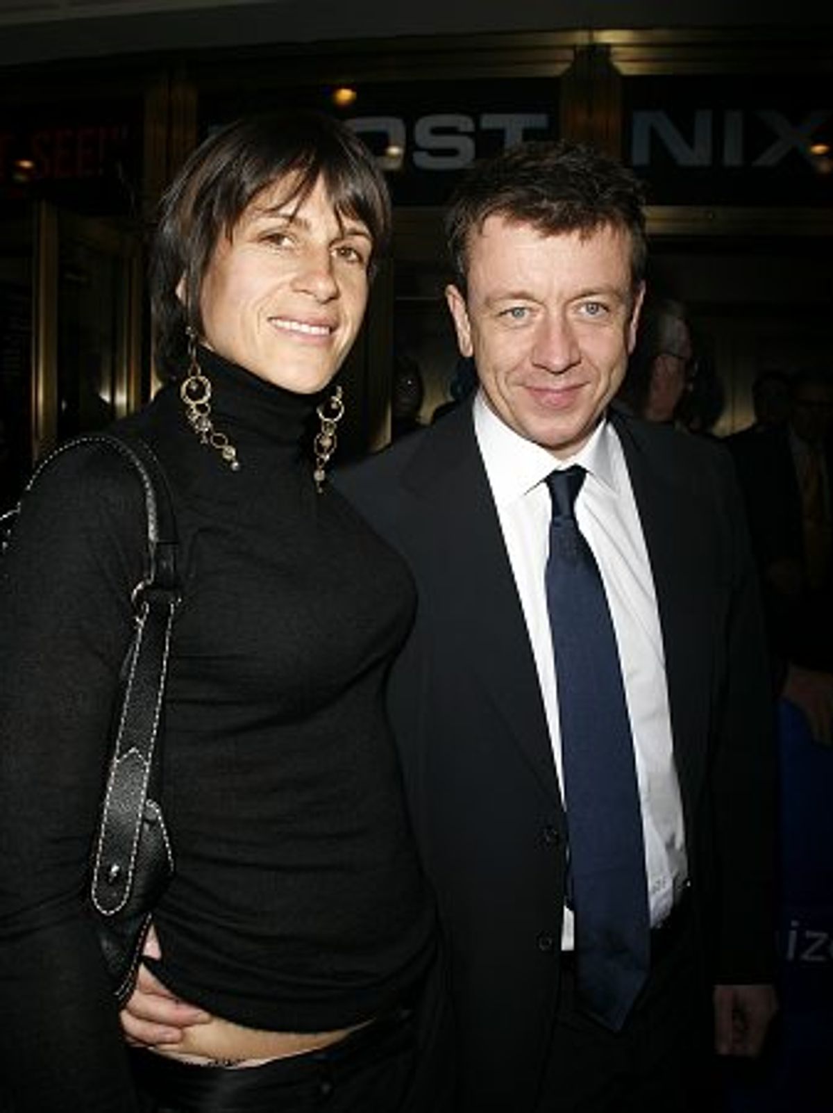 Peter Morgan and wife Lillia Schwartzberg at 