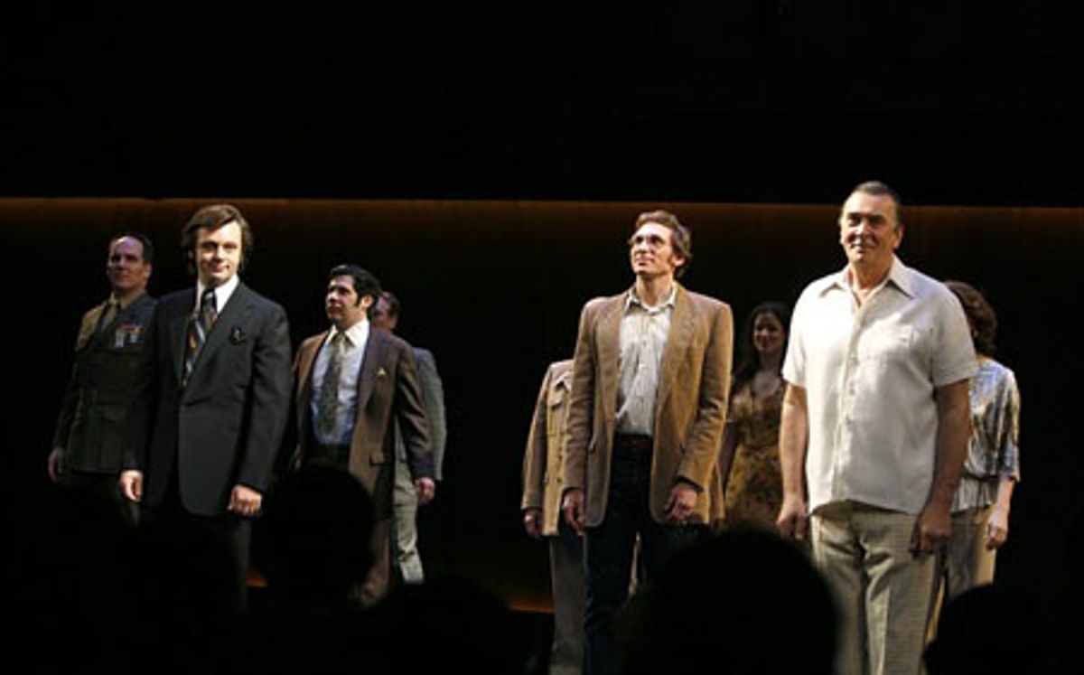 Michael Sheen and Frank Langella at 