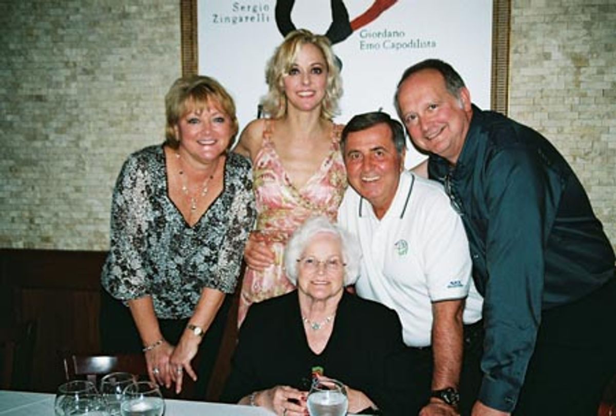 Mary Garamy, Marge Schworer, Angie Schworer, Frank Garamy and Phil Schworer at 