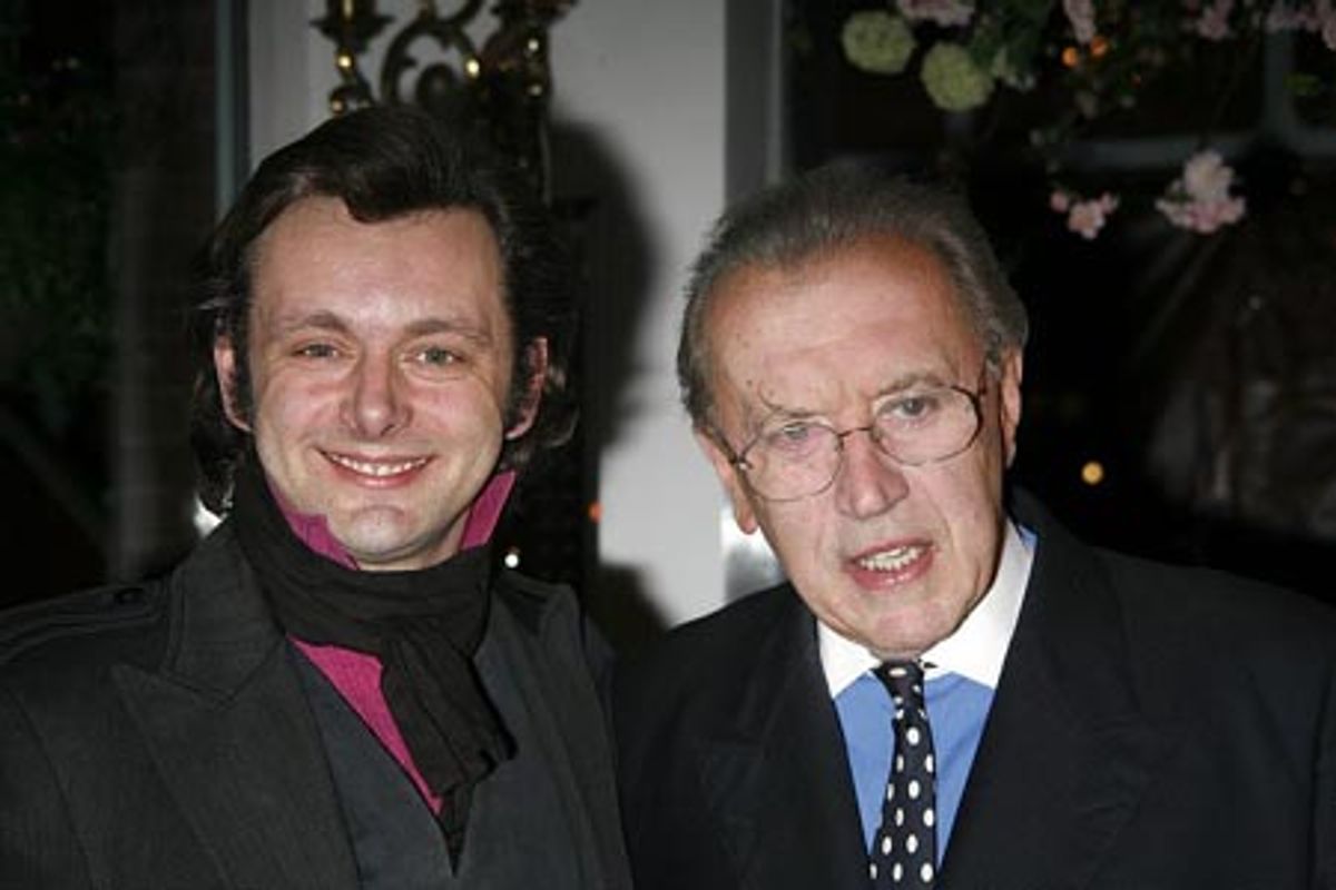 Michael Sheen and David Frost at 