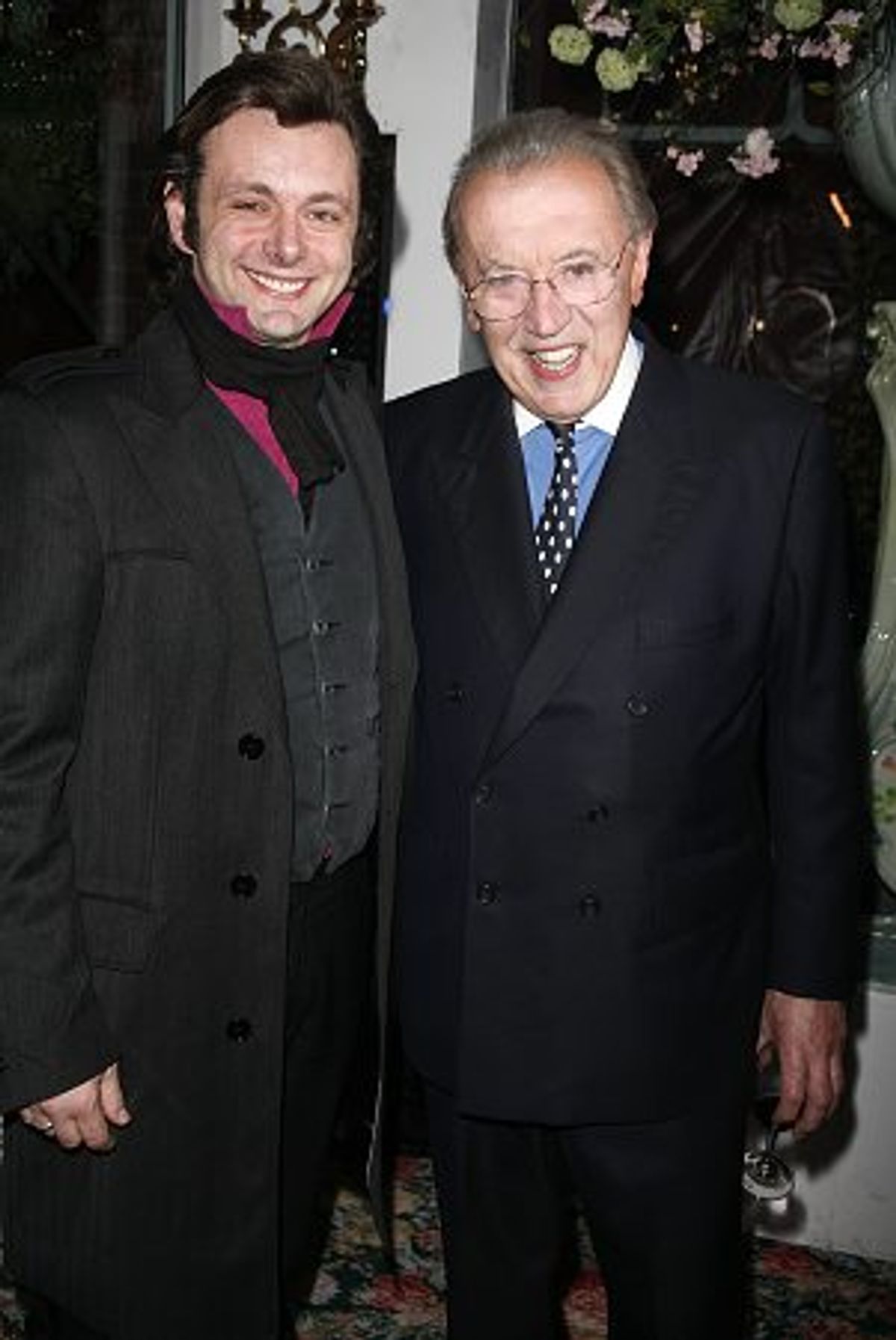 Michael Sheen and David Frost at 