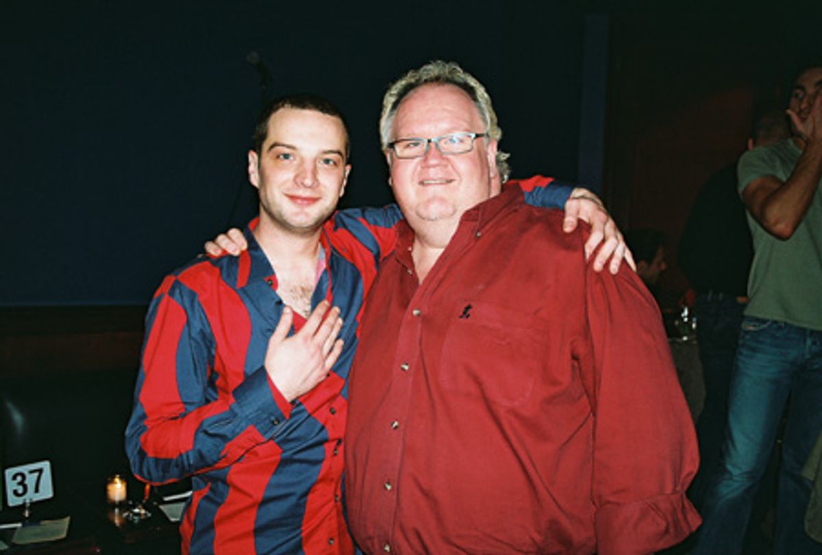 Euan Morton and The Metropolitan Room's Lennie Watts at 