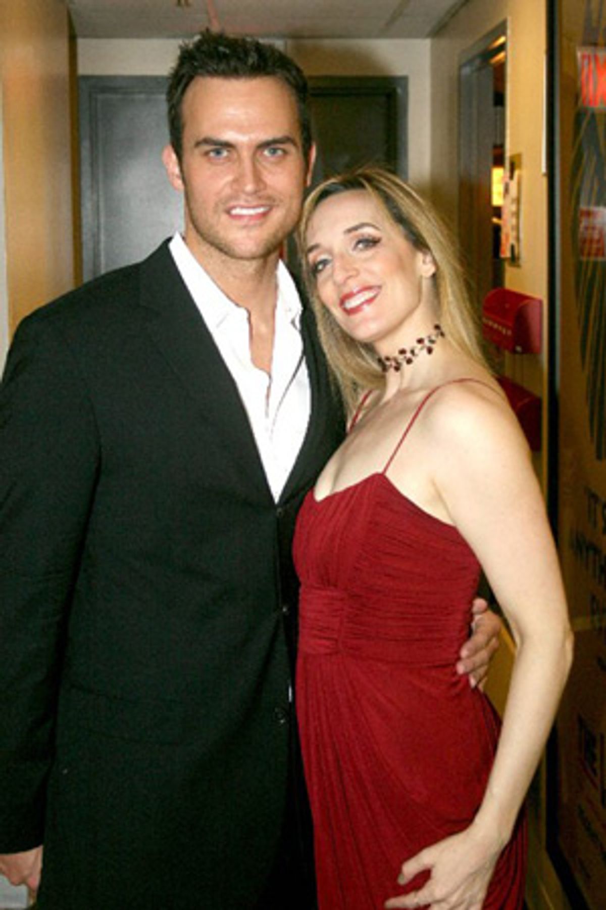 Cheyenne Jackson and Julia Murney at 
