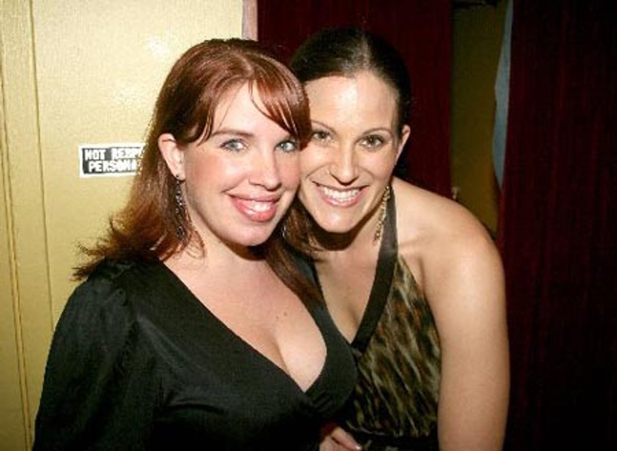 Guest star Kate Pazakis and Kristy Cates at 