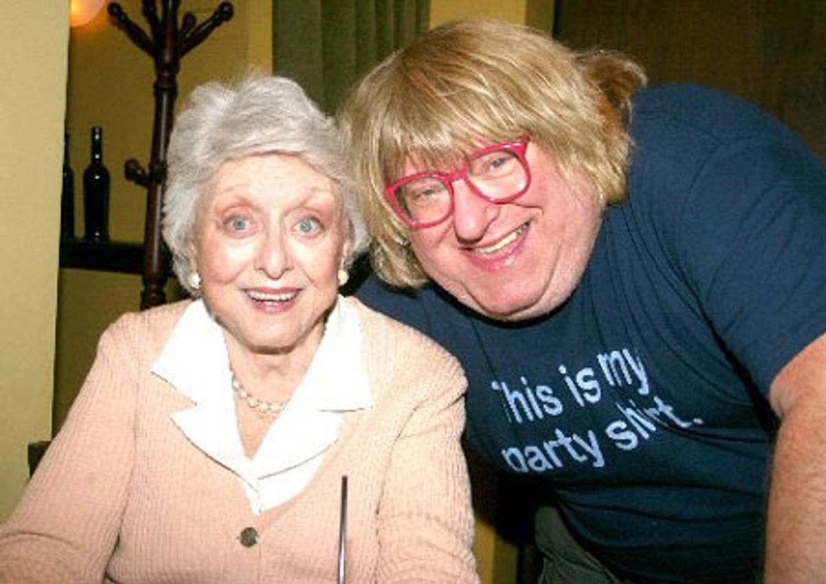 Celeste Holm and Bruce Vilanch at 