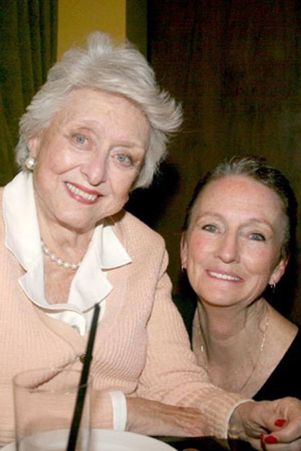 Celeste Holm and Kathleen Chalfant at 