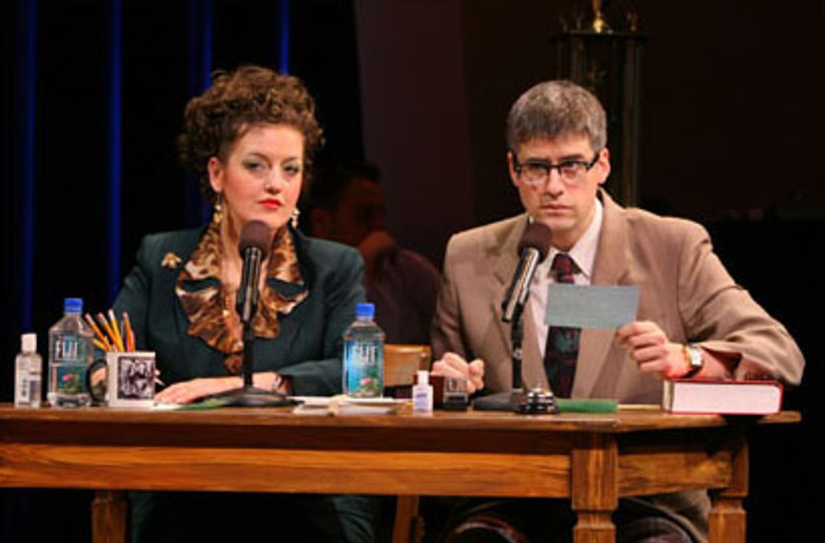 Jennifer Simard and Mo Rocca at 