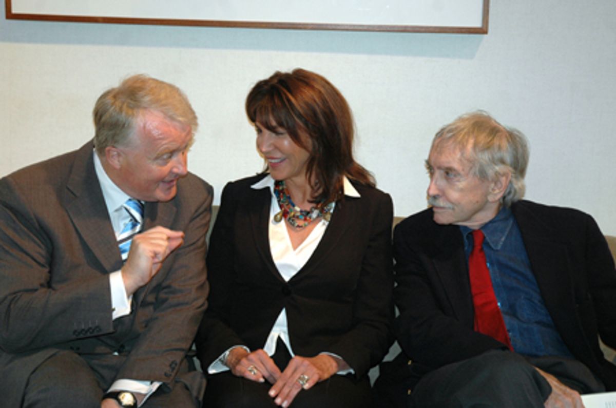 John Austin Connolly, Mercedes Ruehl and Edward Albee at 