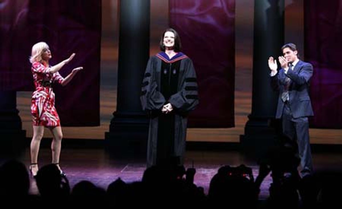 Nikki Snelson, Kate Shindle and Richard H. Blake at 