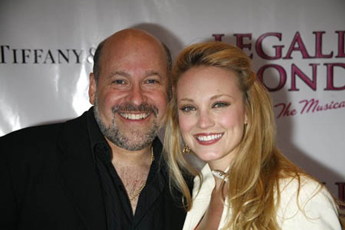 Frank Wildhorn and Brandi Burkhardt at 
