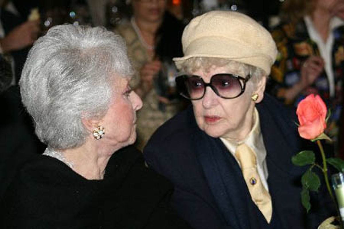 Celeste Holm and Elaine Stritch at 