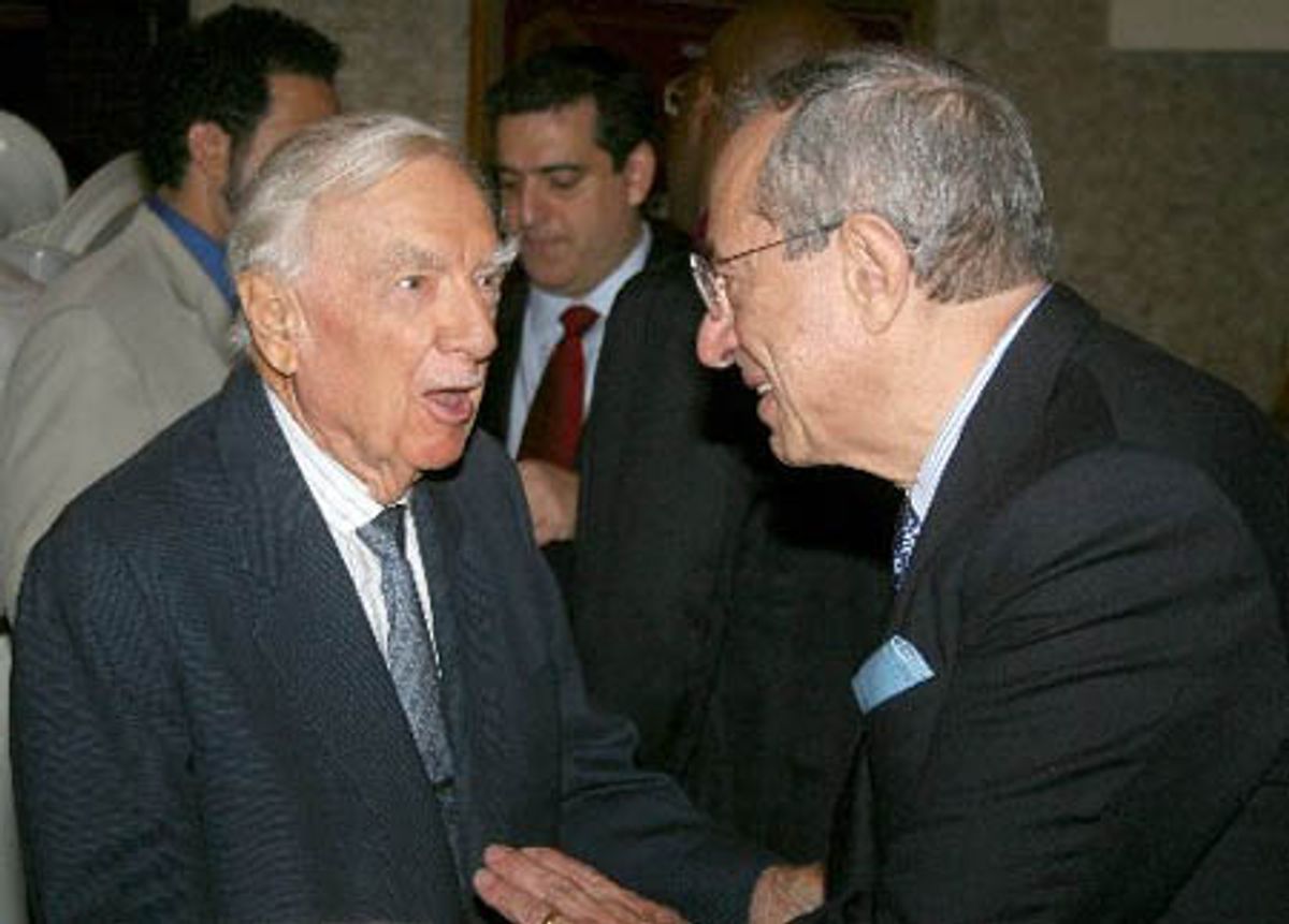Mario Cuomo and Walter Cronkite at 