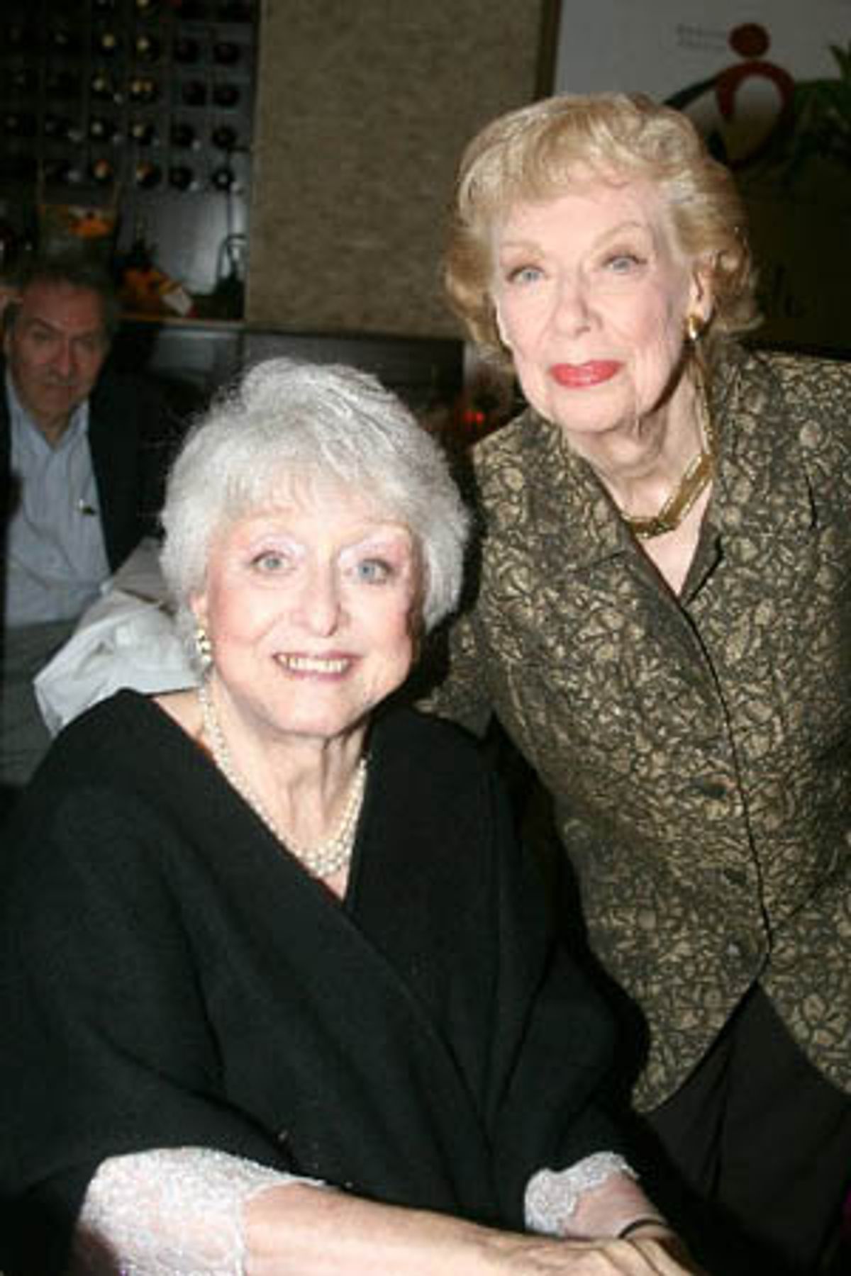 Celeste Holm and Joyce Randolph at 