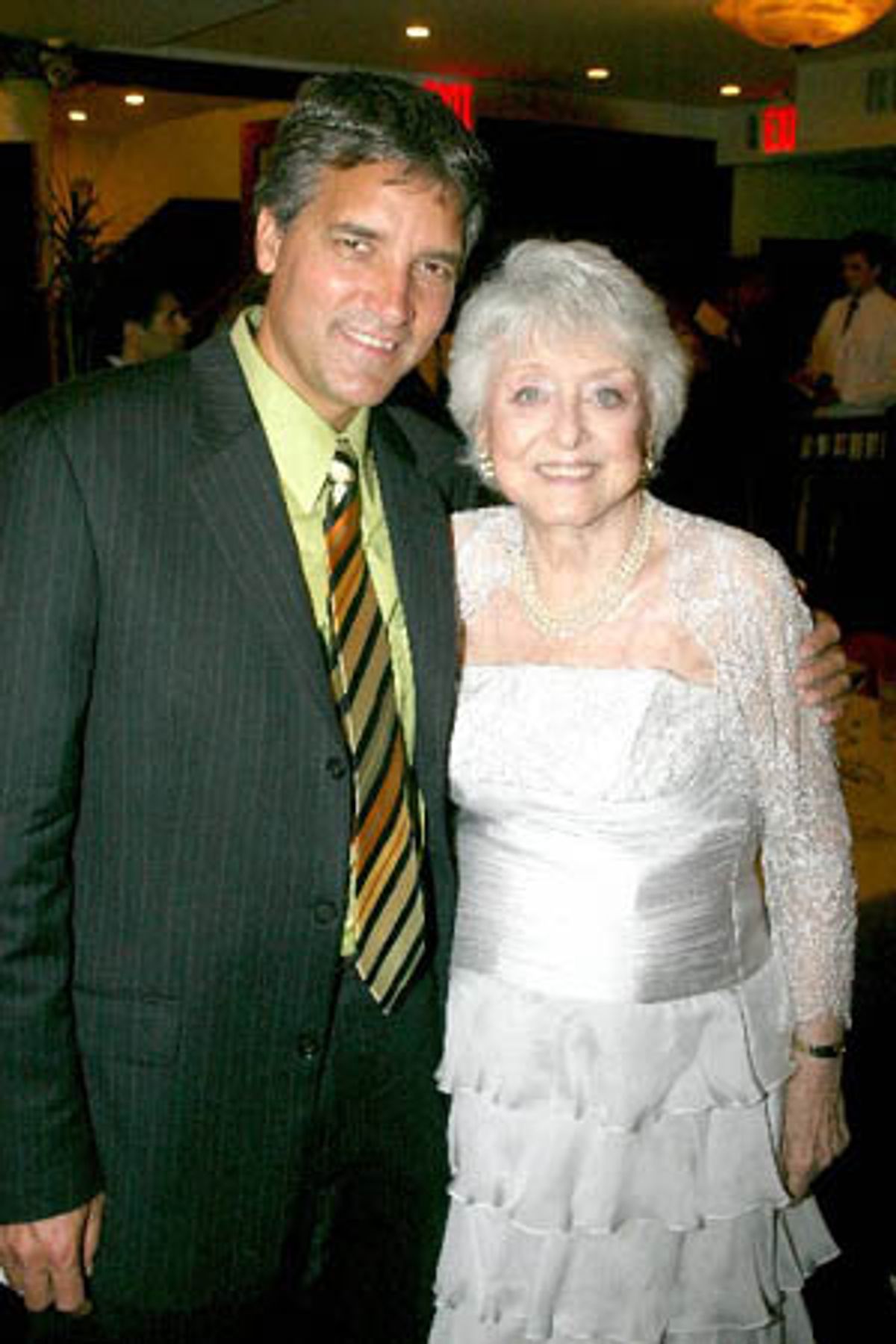 Bruce Dimpflmaier and Celeste Holm at 