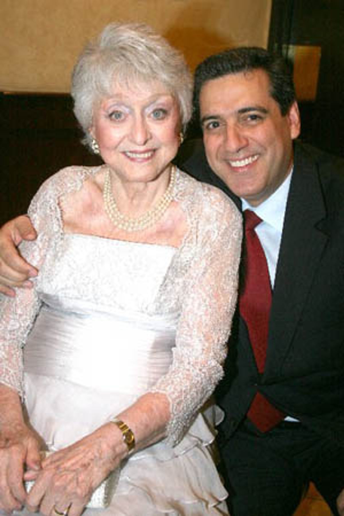 Celeste Holm and Frank Basile at 