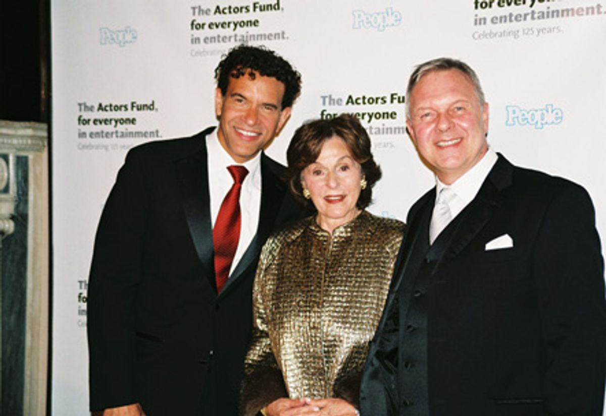 Brian Stokes Mitchell, Fran Weissler and Walter Bobbie at 