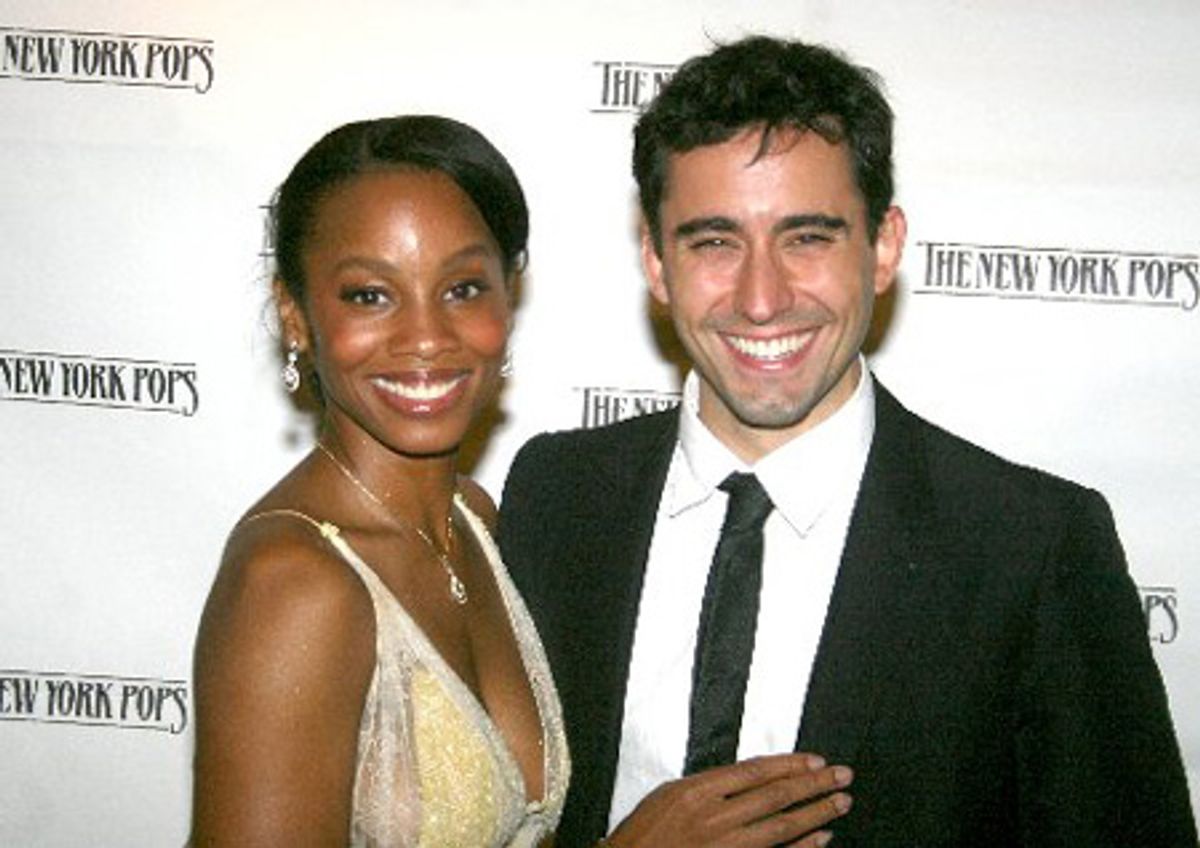 Anika Noni Rose and John Lloyd Young at 