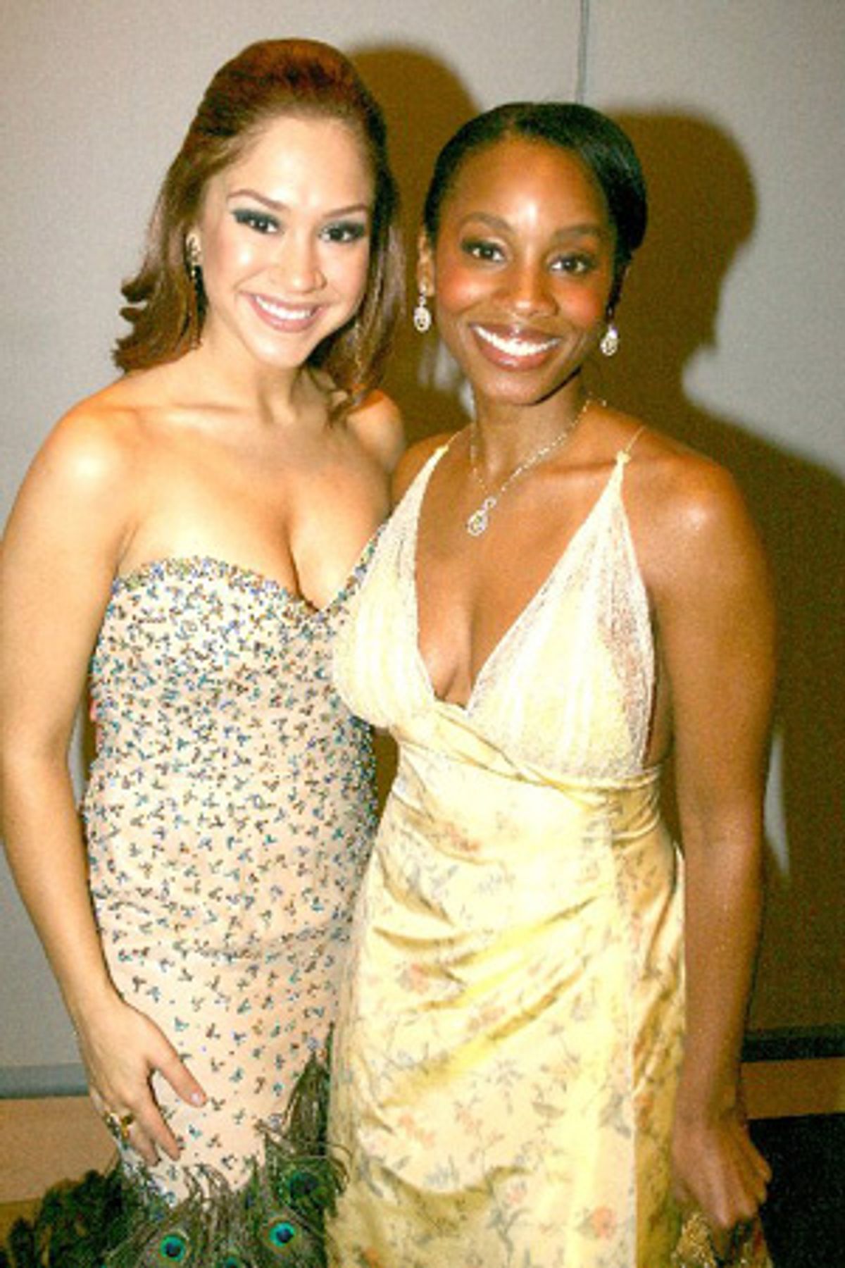 Diana DeGarmo and Anika Noni Rose at 