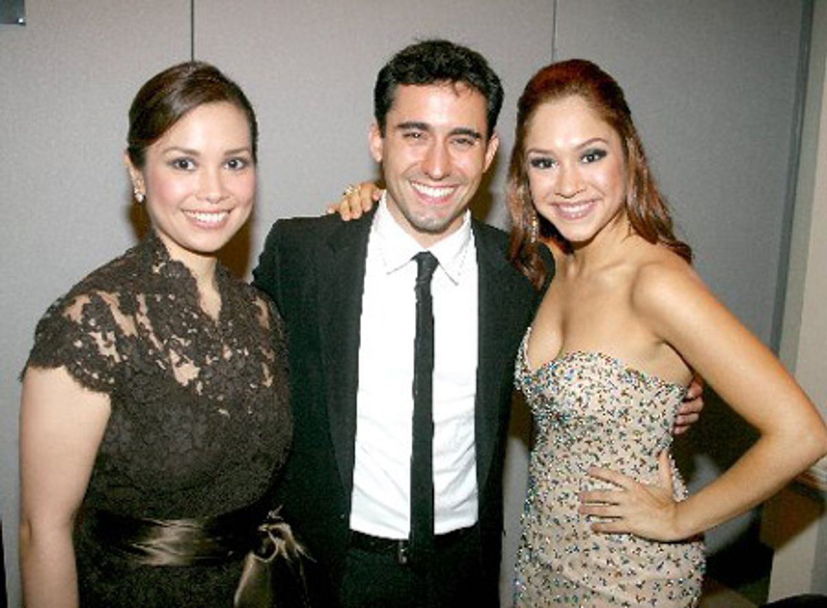 Lea Salonga, John Lloyd Young and Diana DeGarmo at 