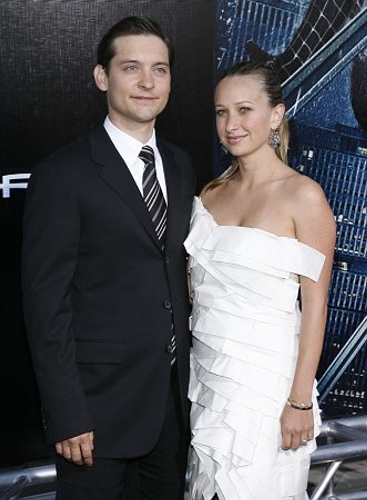Tobey Maguire and Jennifer Meyer at 