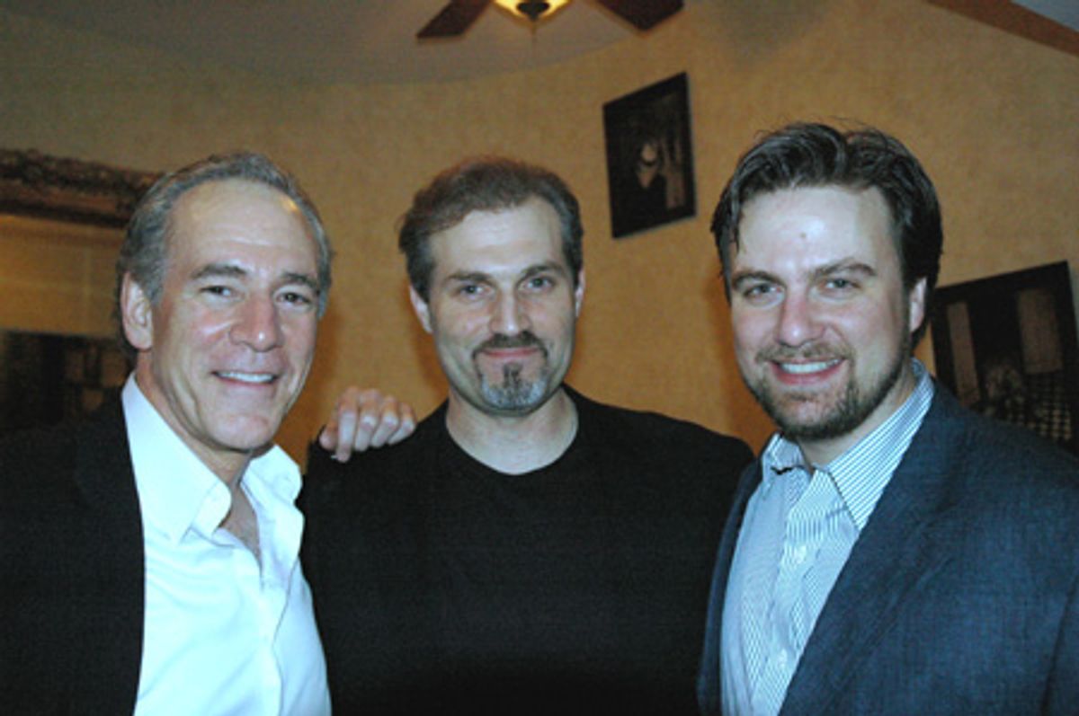 Mark Jacoby (NYCO's The Pirates of Penzance), Marc Kudisch (The Pirates of Penzance) and Manoel Felciano (Sweeney Todd) at 