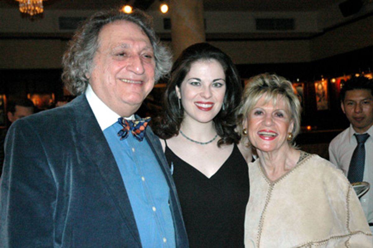 Drama Desk President William Wolf, Sarah Jane McMahon (The Pirates of Penzance) and Lillian Wolf  at 
