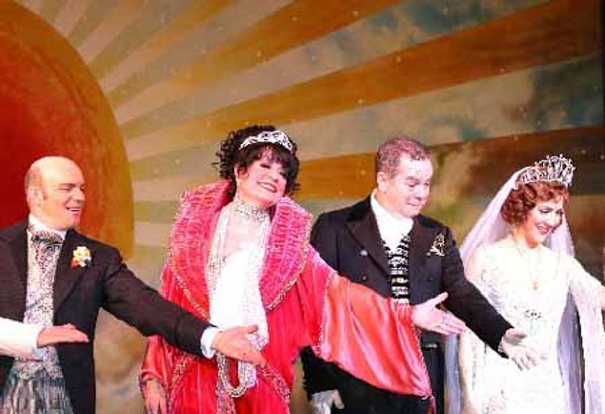 Eddie Korbich, JoAnne Worley, Peter Bartlett and Janine LaManna at 