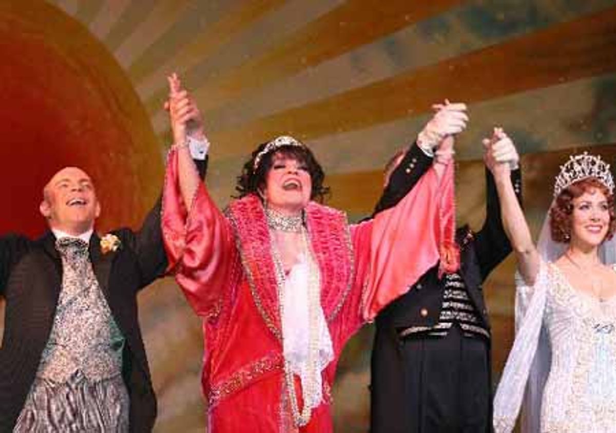 Eddie Korbich, JoAnne Worley, Peter Bartlett and Janine LaManna at 