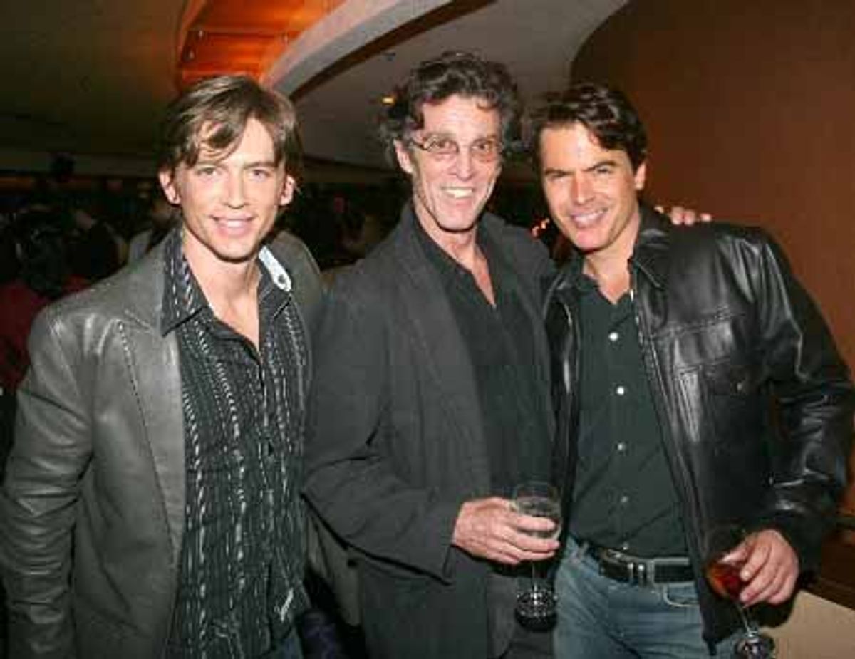 Austin Miller, John Glover and Troy Britton Johnson at 