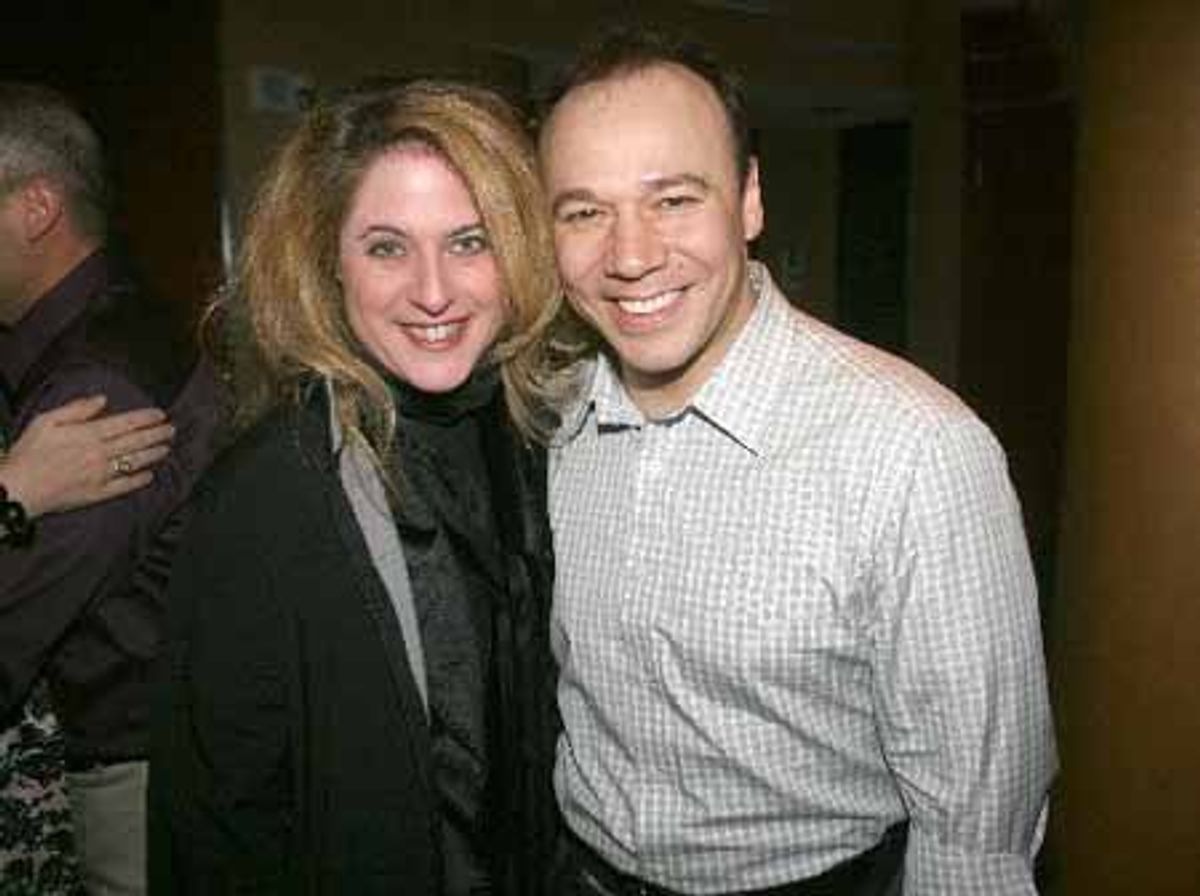 Lisa Lambert and Danny Burstein at 