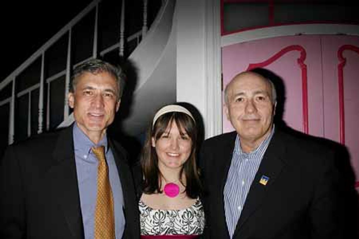 Equity Vice President Jean-Paul Richard (2nd Vice President and Chair of the Advisory Committee on Chorus Affairs) with Dr. Phillip Bauman and daughter at 