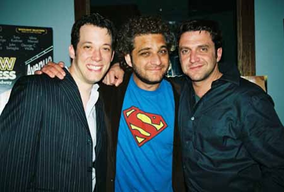 John Tartaglia, Jeff Marx, and Raul Esparza at 
