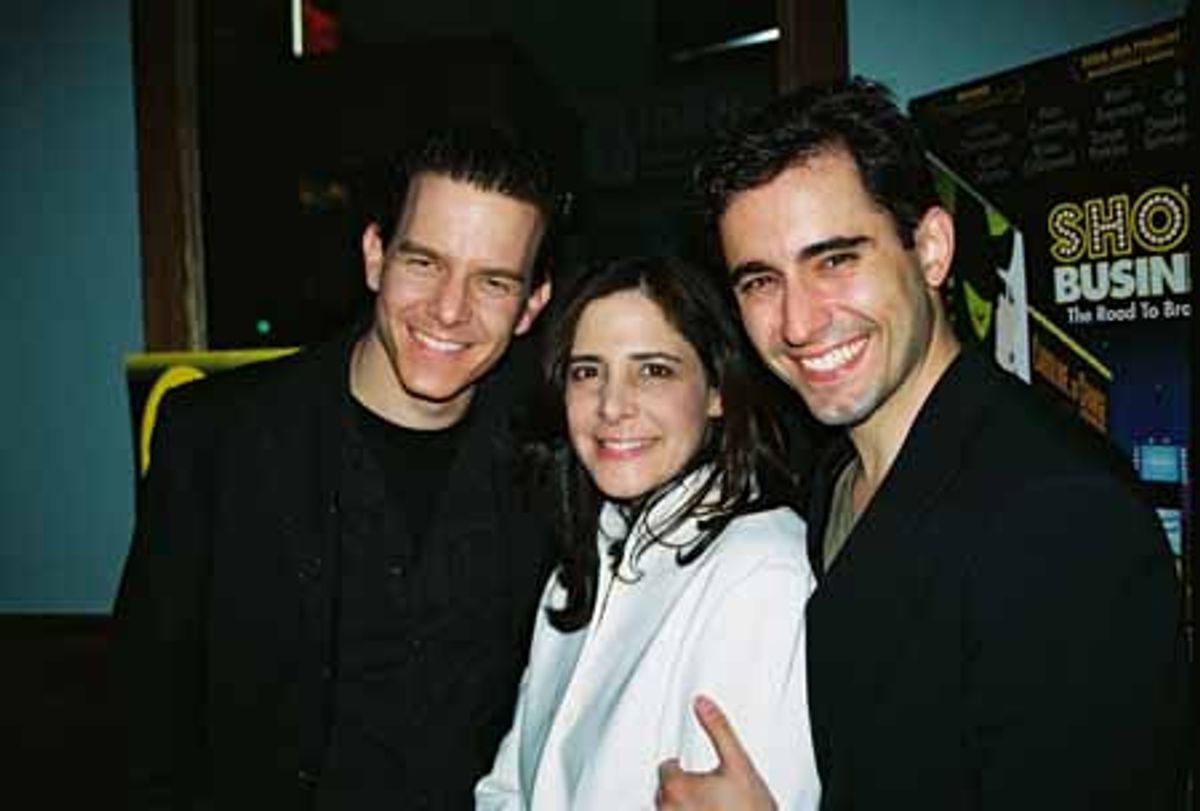 Christian Hoff, Dori Burnstein, and John Lloyd Young at 