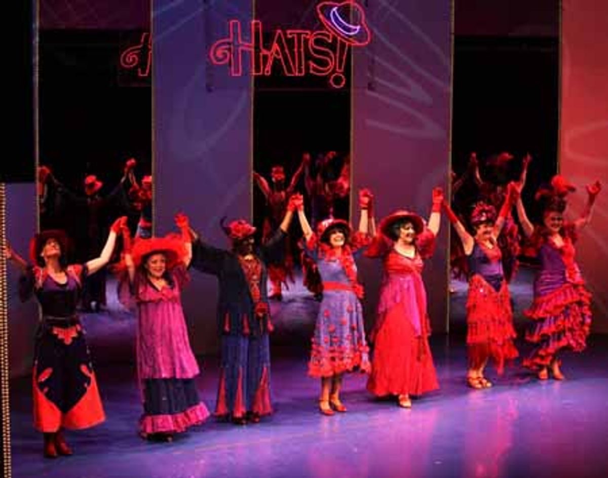 The cast - Vickie Daignault, Rosalyn Rahn Kerins, Laura Walls, Melissa Manchester, Marilynn Bogetich, Kate Young and Nora Mae Lyng at 