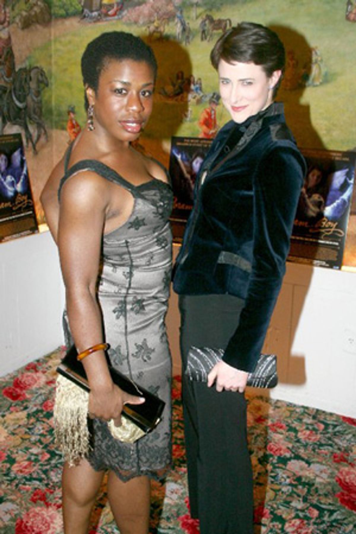 Uzo Aduba and Xanthe Elbrick at 