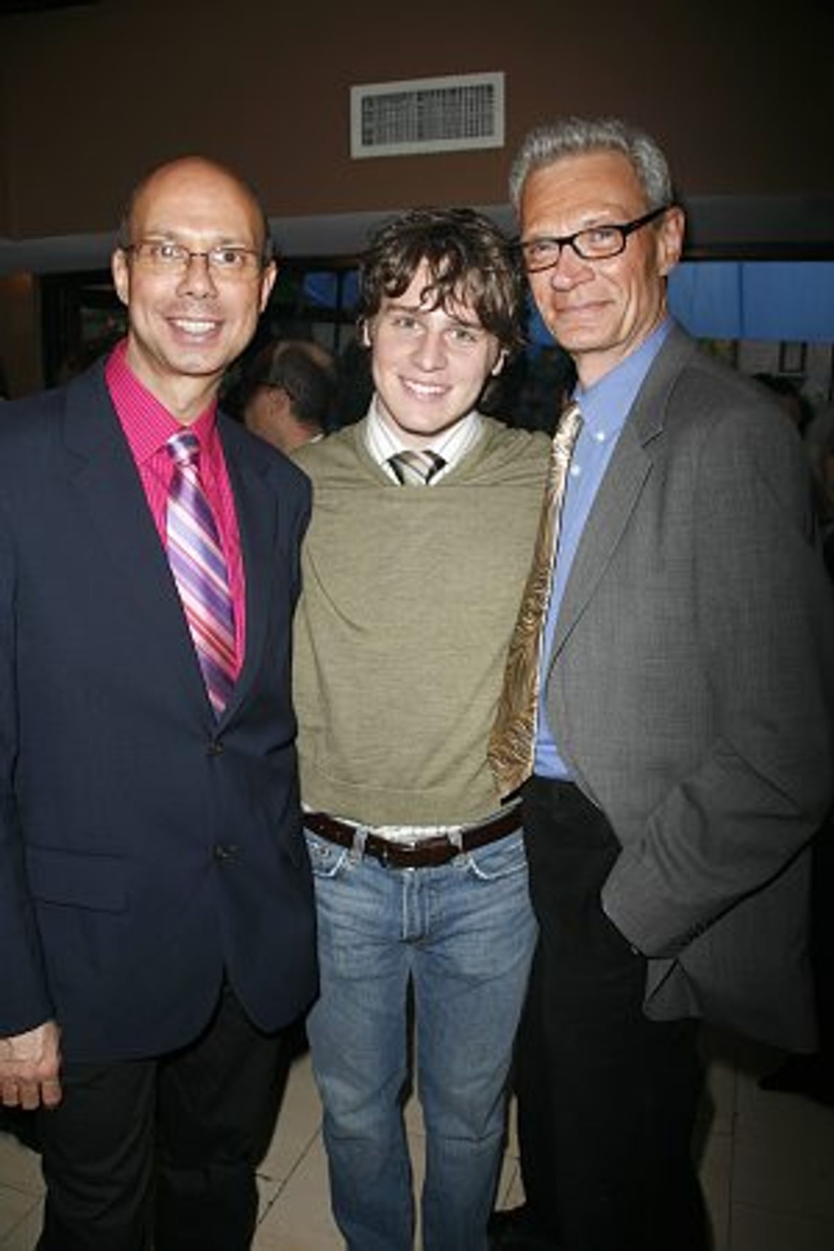 Richie Ridge, Jonathan Groff and Preston Ridge at 