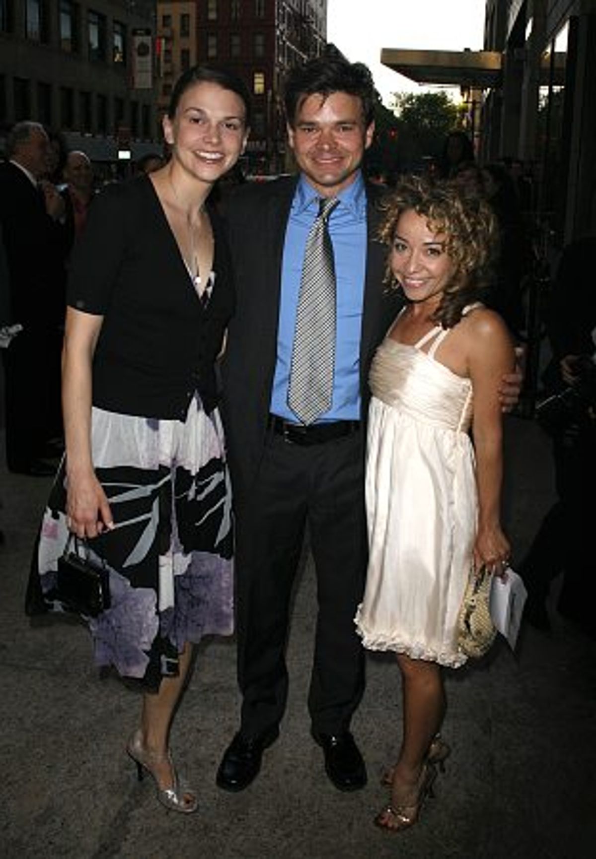 Sutton Foster, Hunter Foster and Jennifer Cody at 