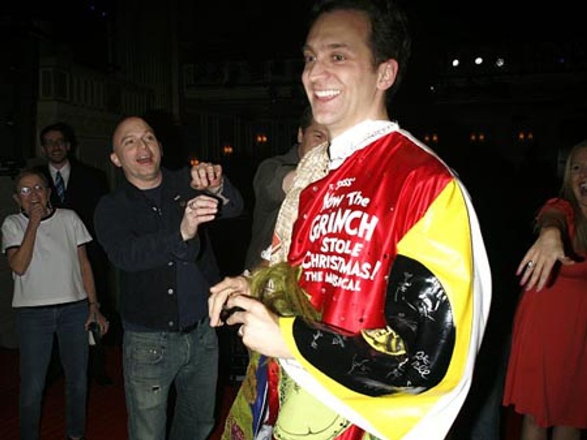 Graham Rowat with Michael Cerveris and cast members  at 